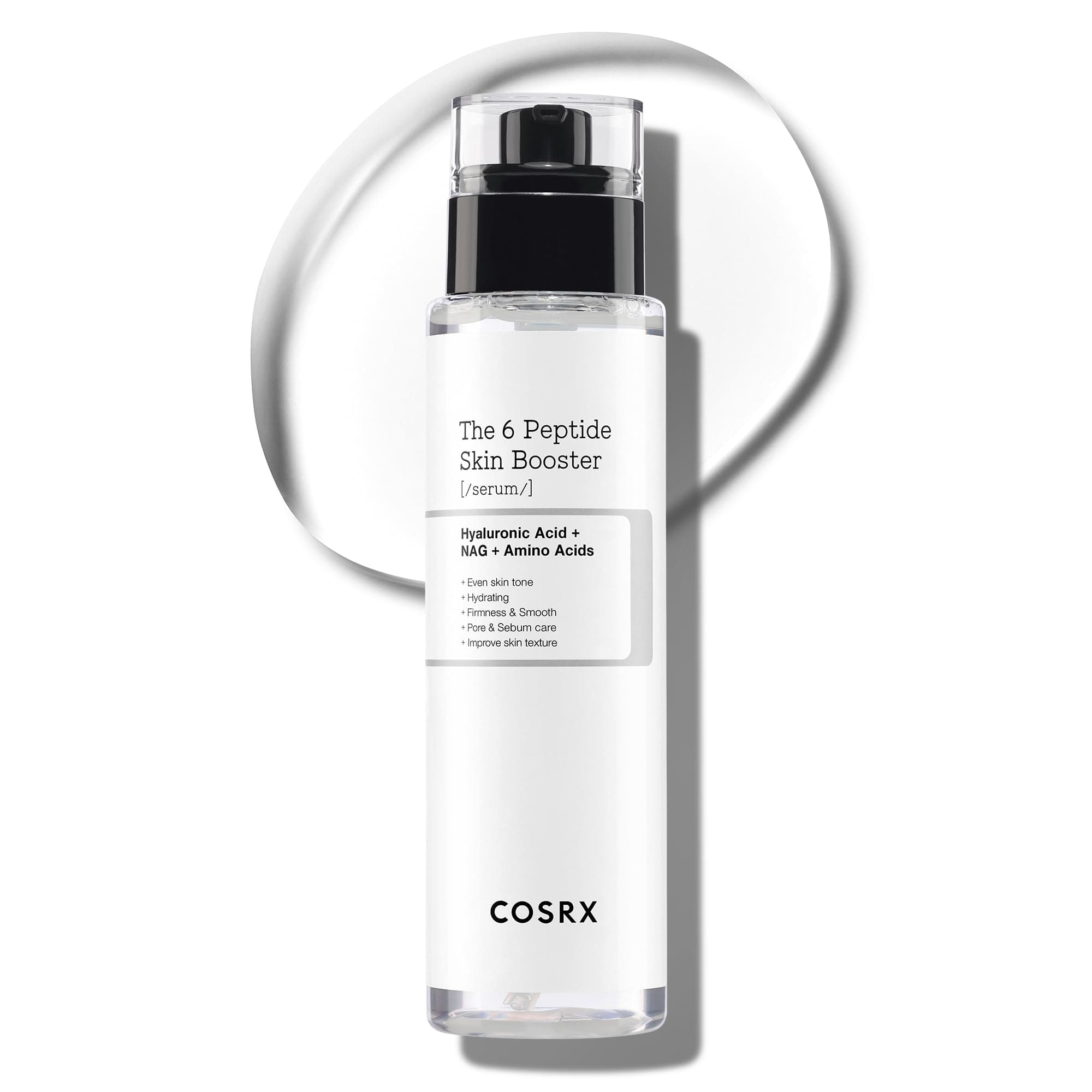 COSRX 6 Peptide Collagen Serum Face Toner with Niacinamide & Hyaluronic Acid, Hydrating & Firming Korean Essence, Anti-Wrinkle & Pore-Tightening Serum For Plump & Even Skin Tone, Korean Skincare 150ml