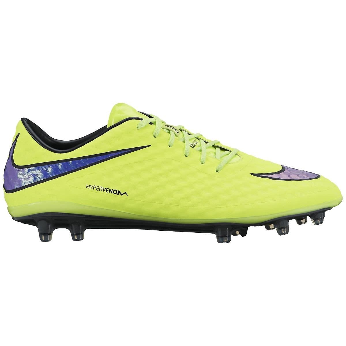 Nike Men's Hypervenom Phantom FG - (VOLT/PERSIAN VIOLET-HOT LAVA-BLACK) (9.5)