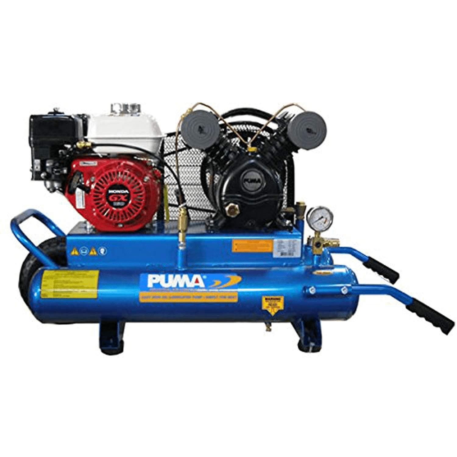 Puma Air Compressors PUK-5508G Wheelbarrow Style Contractor Air Compressor, 8 gal, 5.5 hp Honda Engine