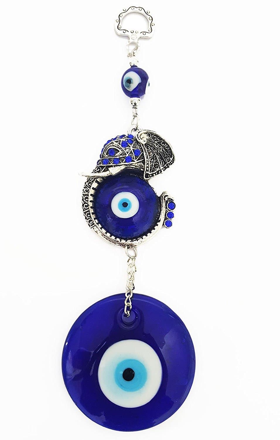 Turkish Evil Eye Elephant Good Luck Charm Hanging