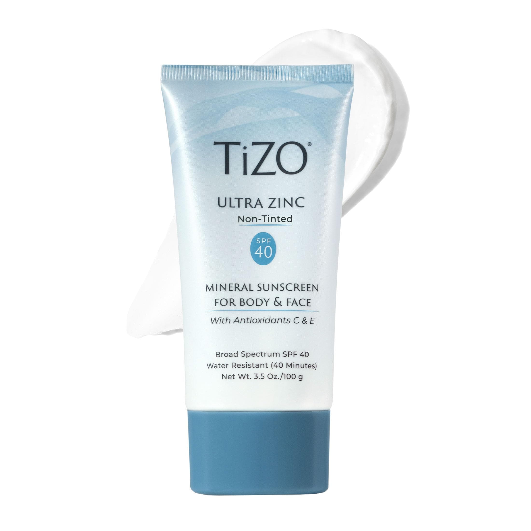 Tizo Ultra Zinc Body and Face Non-tinted SPF 40 For Unisex 3.5 oz Sunscreen