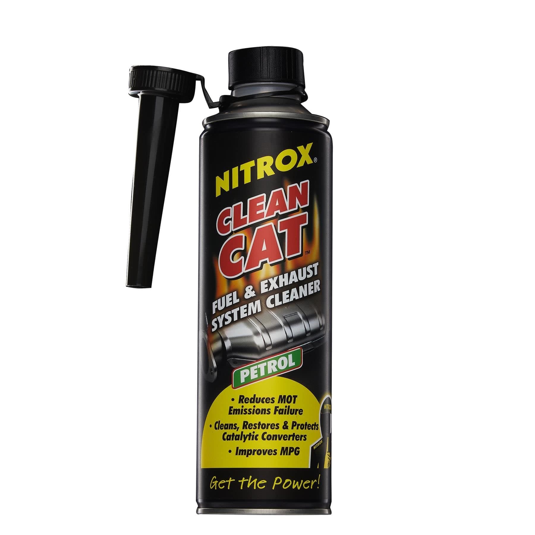 - Nitrox Catalytic Converter Cleaner, 17 Fl Oz - Clean Cat Fuel & Exhaust System Cleaner for Gasoline Engines, Reduces Emissions, Improves MPG & Engine Performance