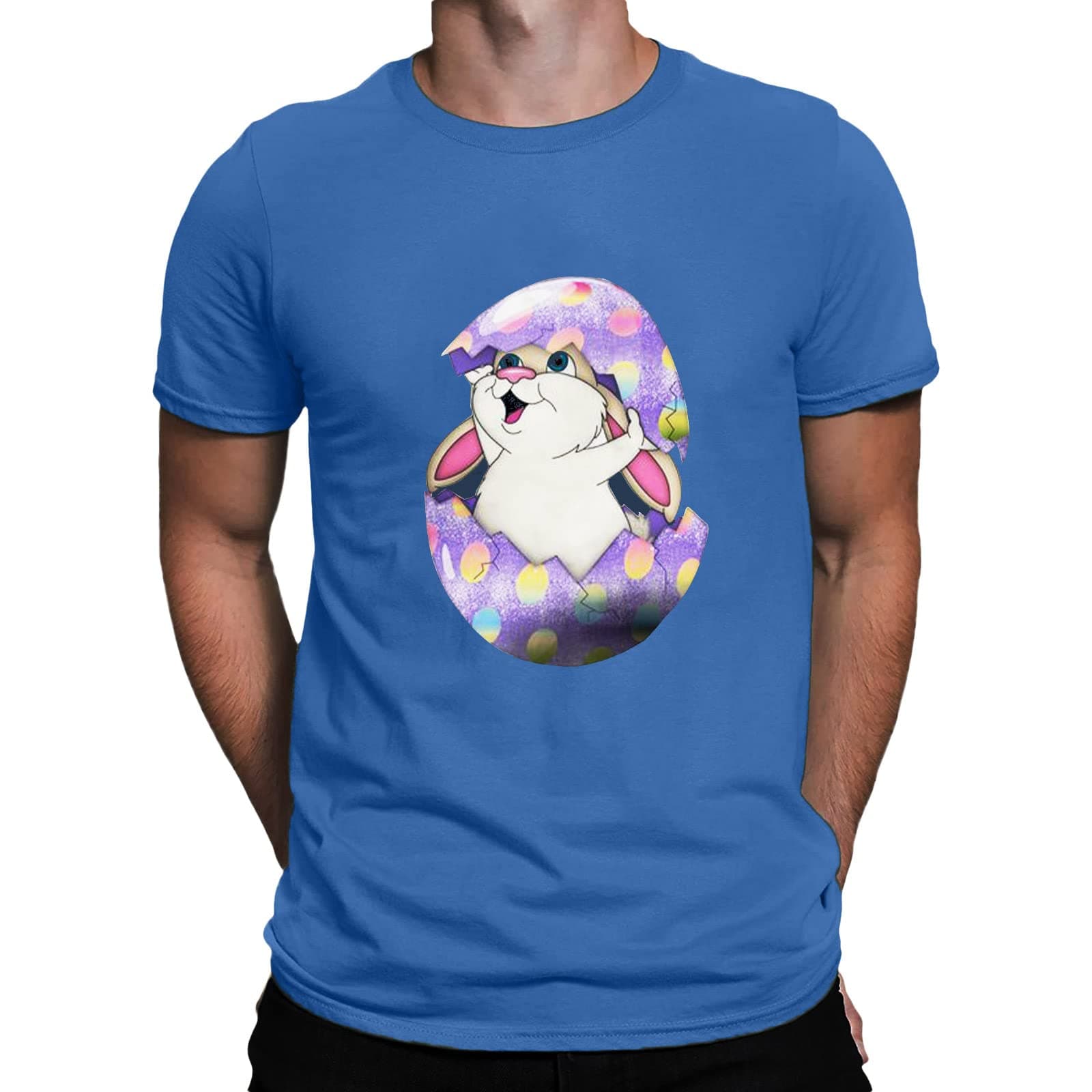 Sweatshirt Casual Brand Shirt Spring Summer Small Printed Cotton T-Shirt Soft and Comfortable for Men Easter Fashion with Round Neck and Sleeve T Shirt Neck Short Sleeve with Pocket