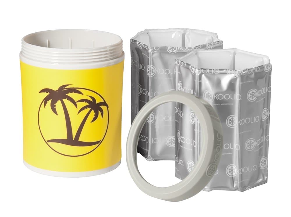 KOOLIO Premium Personal Beverage Cooler, Palm Trees