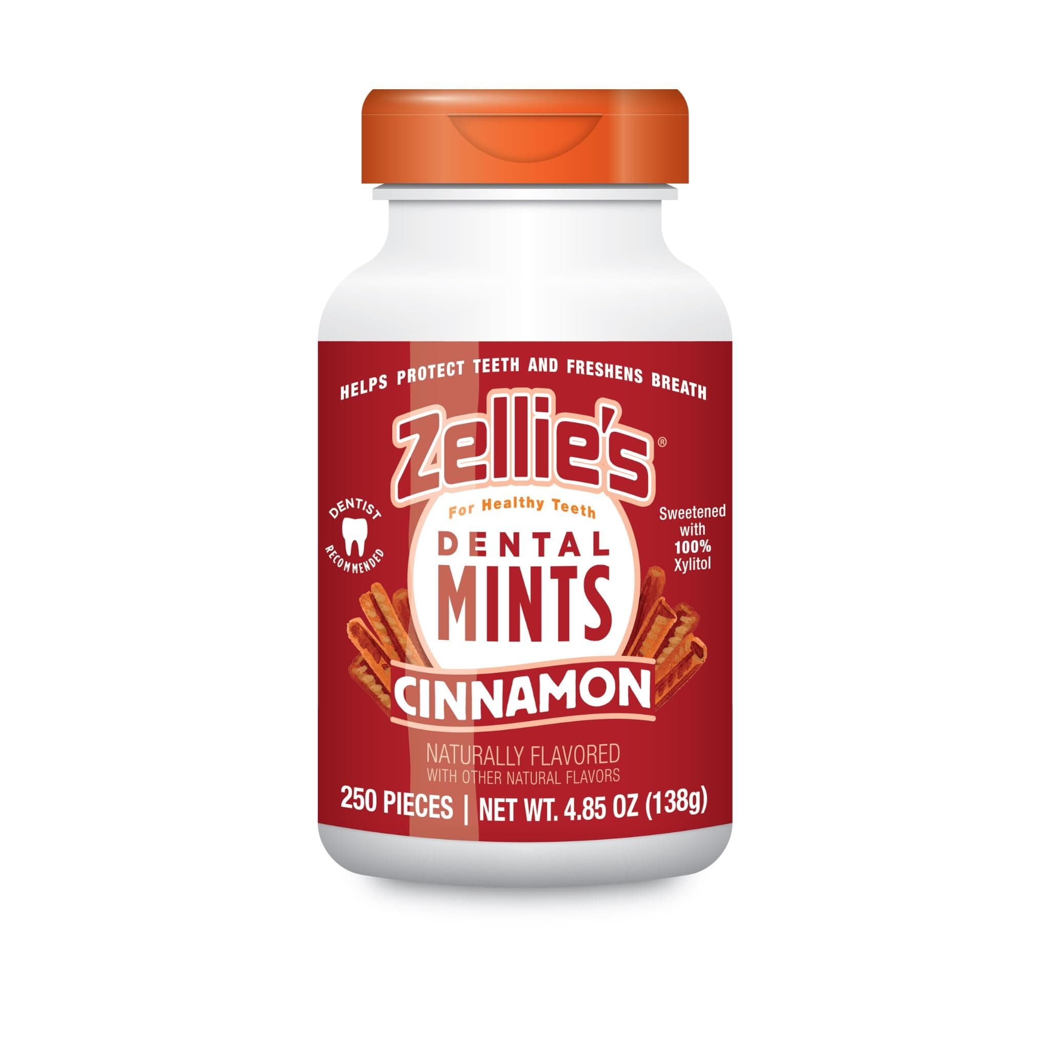 Zellies, Mints Cinnamon, 250 Count