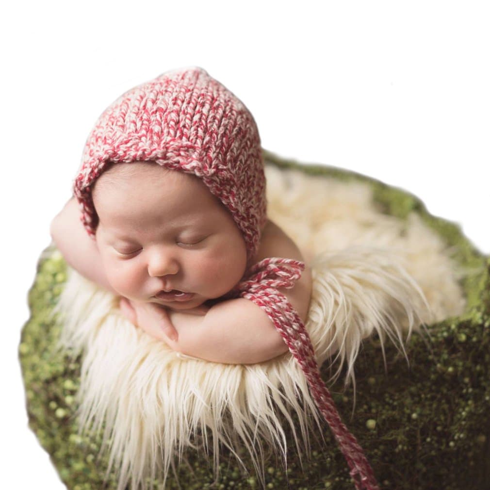 Yingrui Faux Fur Blanket Stuffer Newborn Photography Backdrop Mongolian Fur Posing Prop Rug Mat