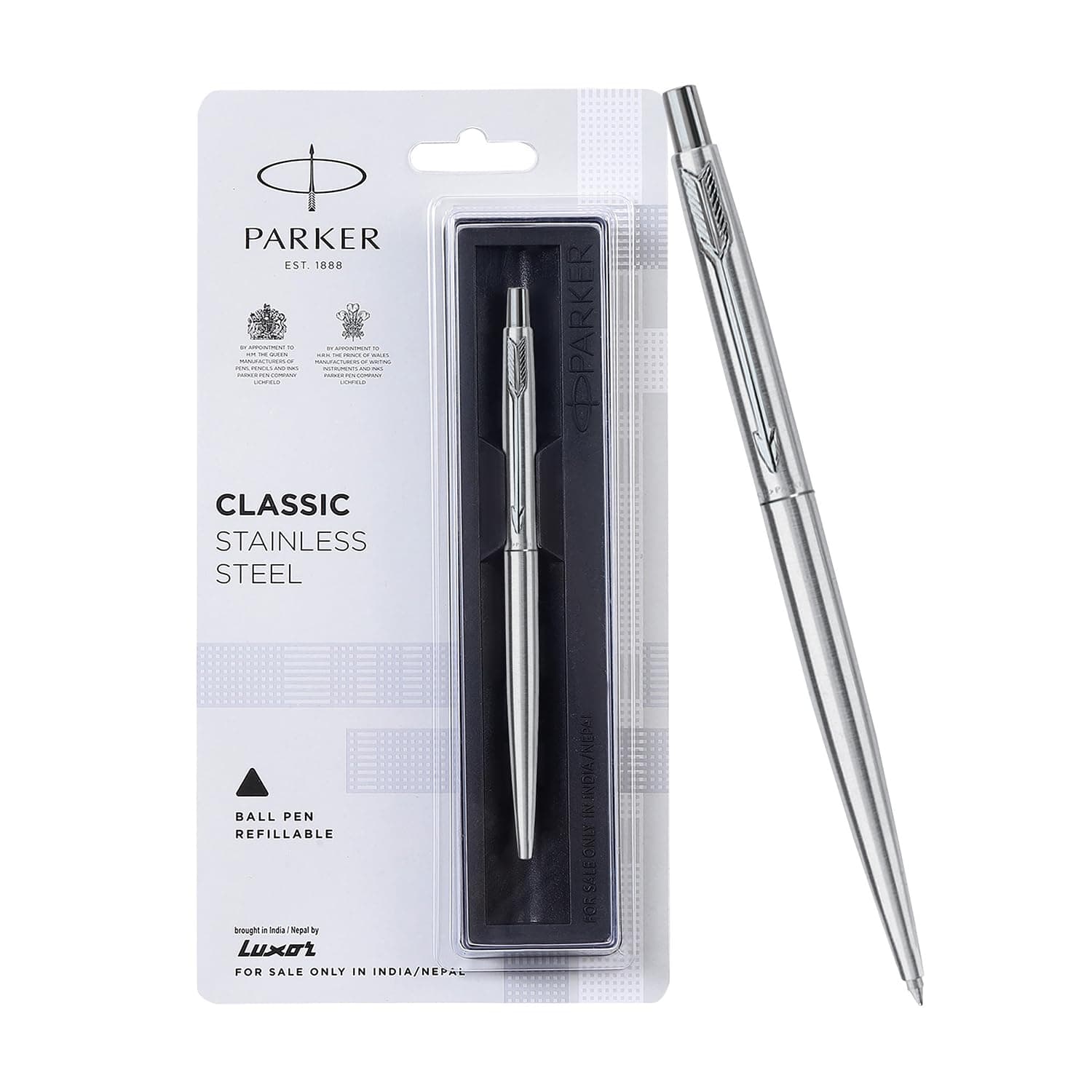 Parker Classic Stainless Steel CT Ball Pen