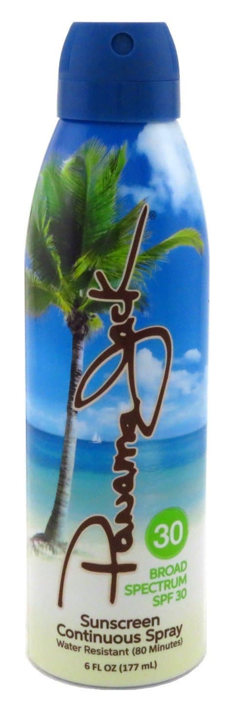 Panama Jack Sunscreen Spray, SPF 30 5.5 oz (Pack of 6)