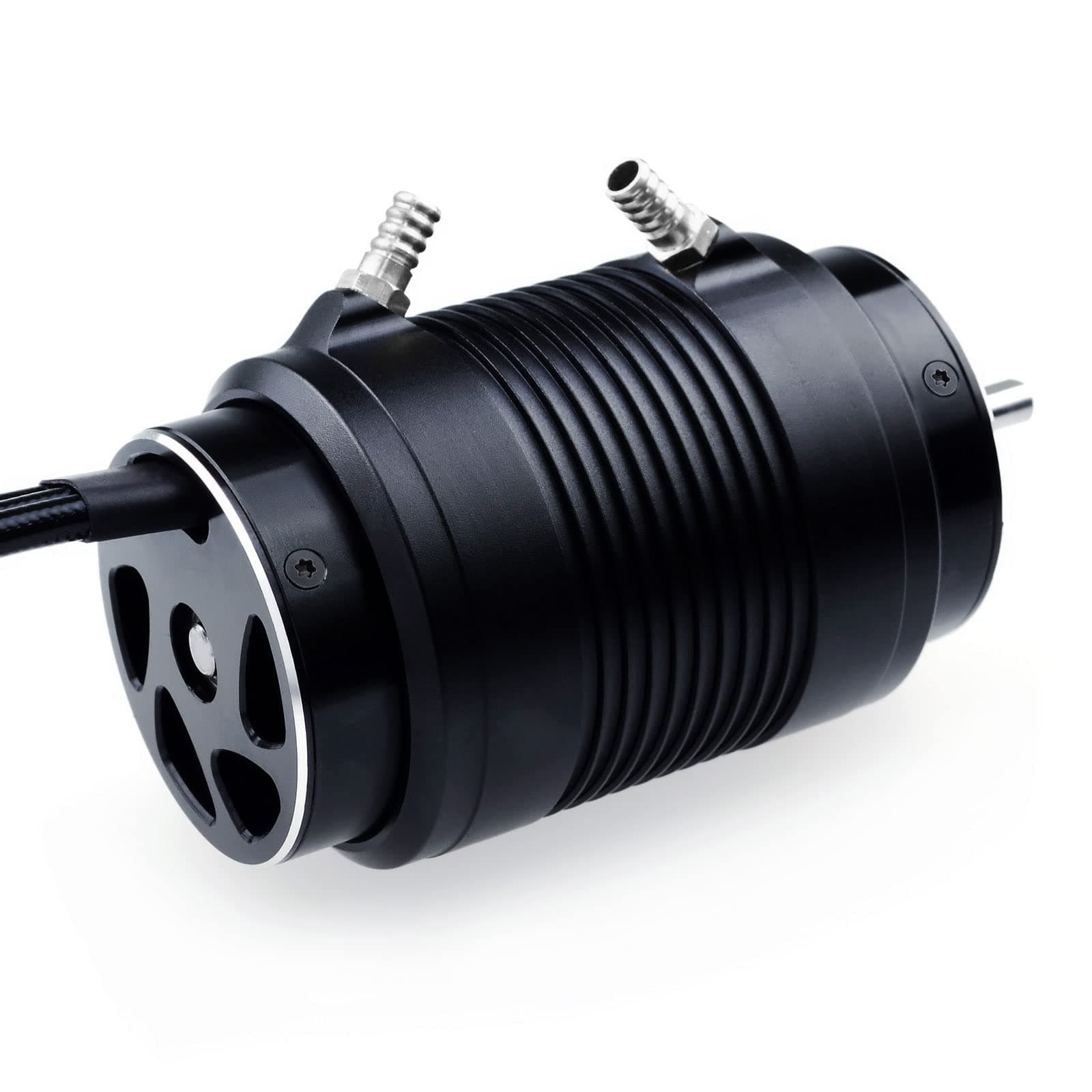 Brushless Rc Boat Motor, Surpass Hobby 4074 2250KV Brushless Motor with Cooling Set Design for RC Boat (2250kv)