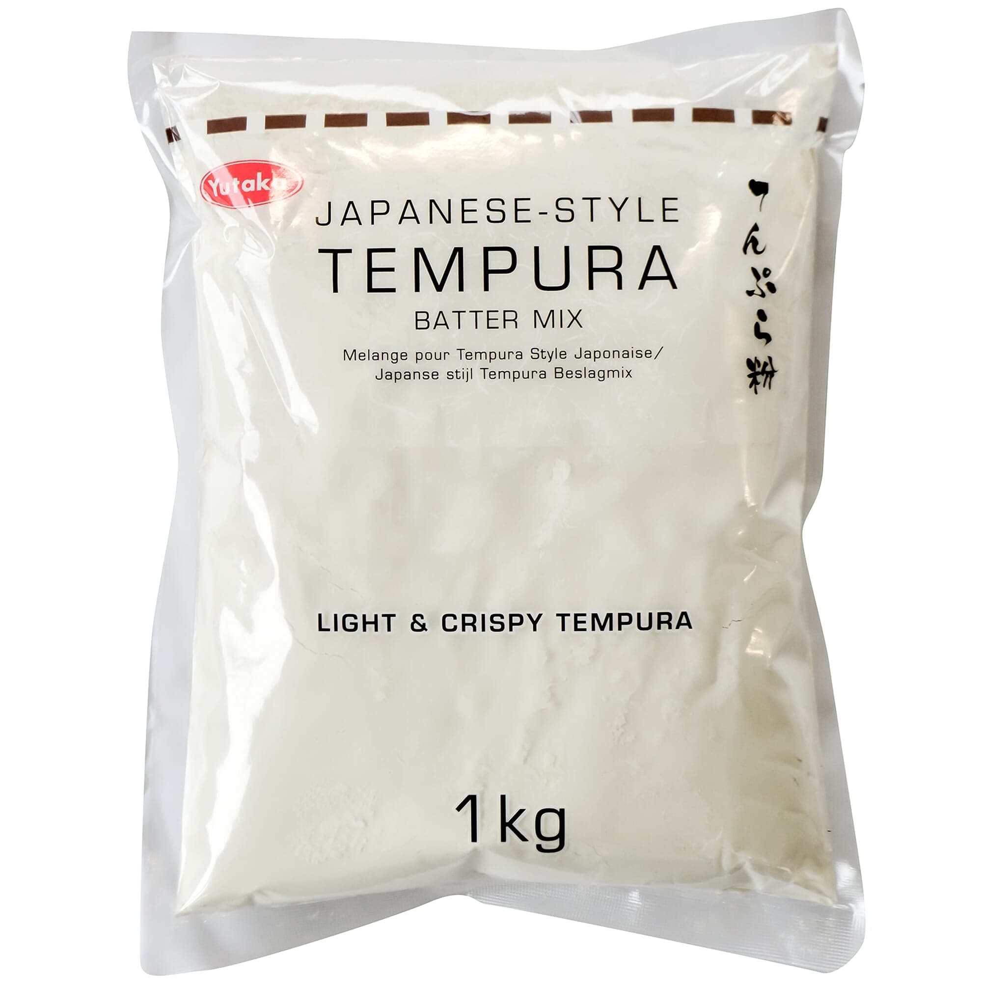 Yutaka Tempura Batter Mix 1kg | Japanese-Style Tempura Batter for Light & Crispy Coating | Quick Mix with Cold Water | Bulk 1kg Bag for Home & Professional Use | Vegan