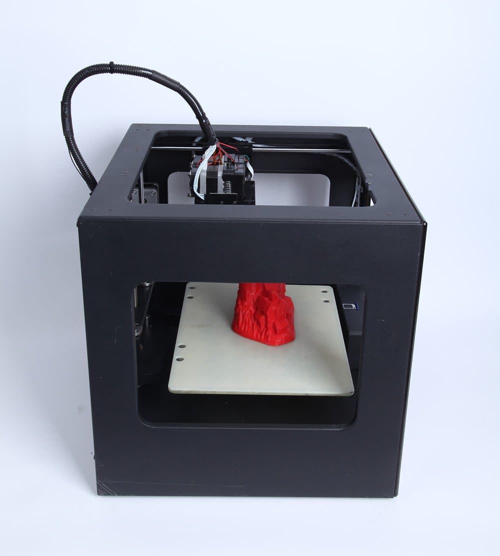 Desktop 3D Printer, Printing Size260*230*200mm Dual Nozzles with 4 Roll PLA Material