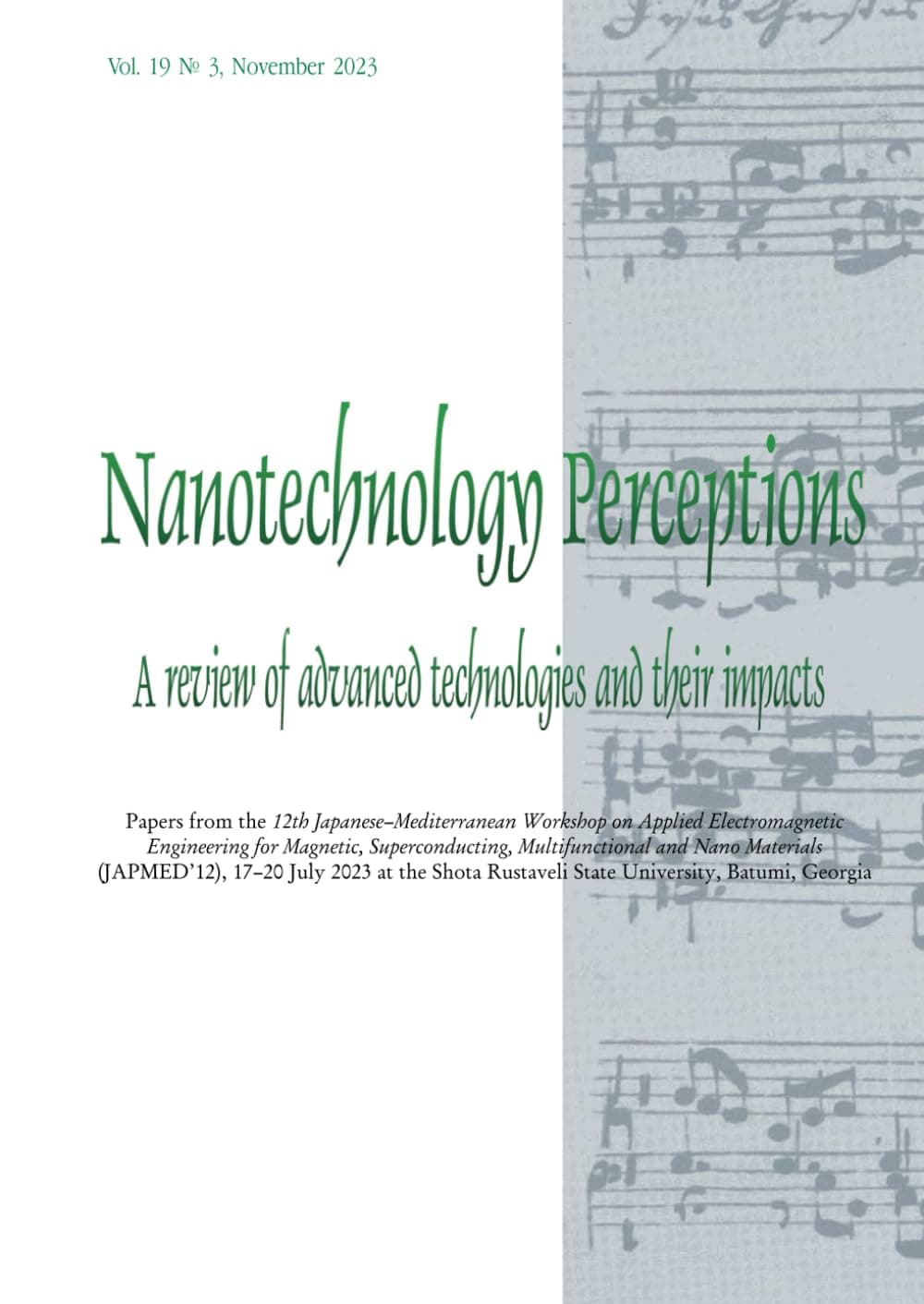 Nanotechnology Perceptions 19(3): A review of advanced technologies and their impacts