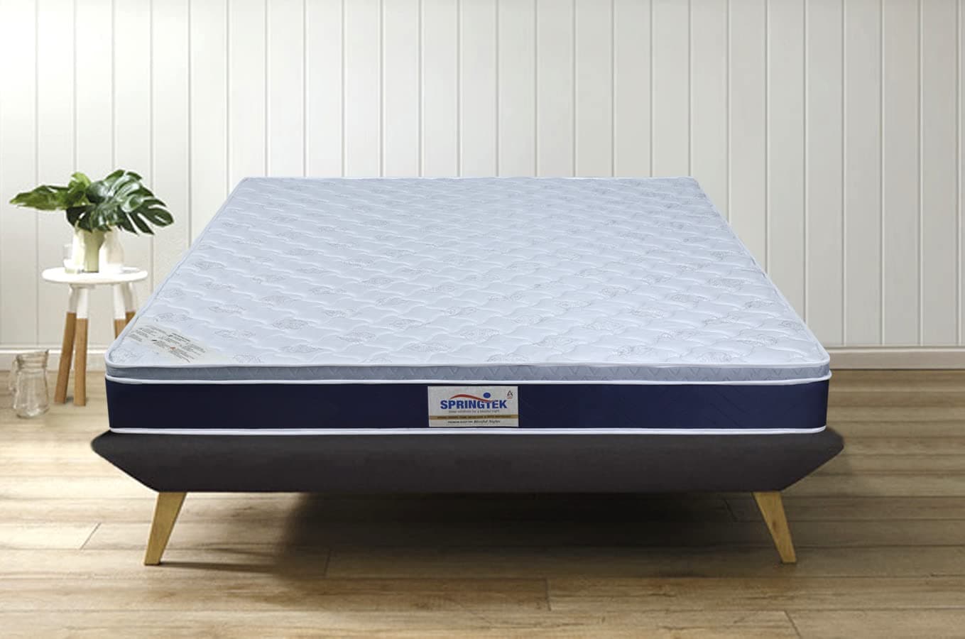 Springtek Dreamer Euro Top Memory Foam Bonnell Spring 6-Inch Queen Bed Spring Mattress (75x60x6)