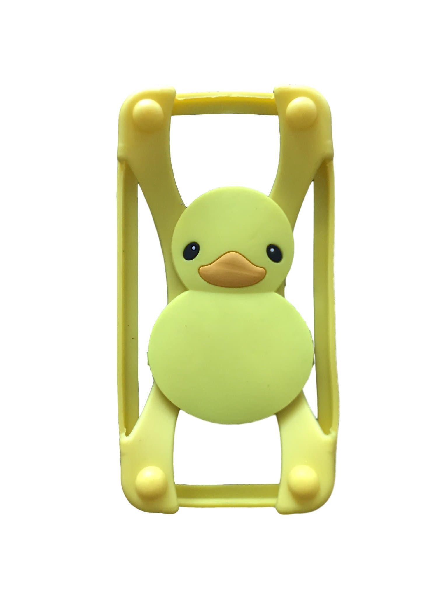 Rubber Duck Universal Silicone Frame Bumper for iPhone 6 / 6S / 5 / 5S / 4 / 4S Soft Gel Phone Case Cover Fits Any Brand of Phone up to 5.5 Inch