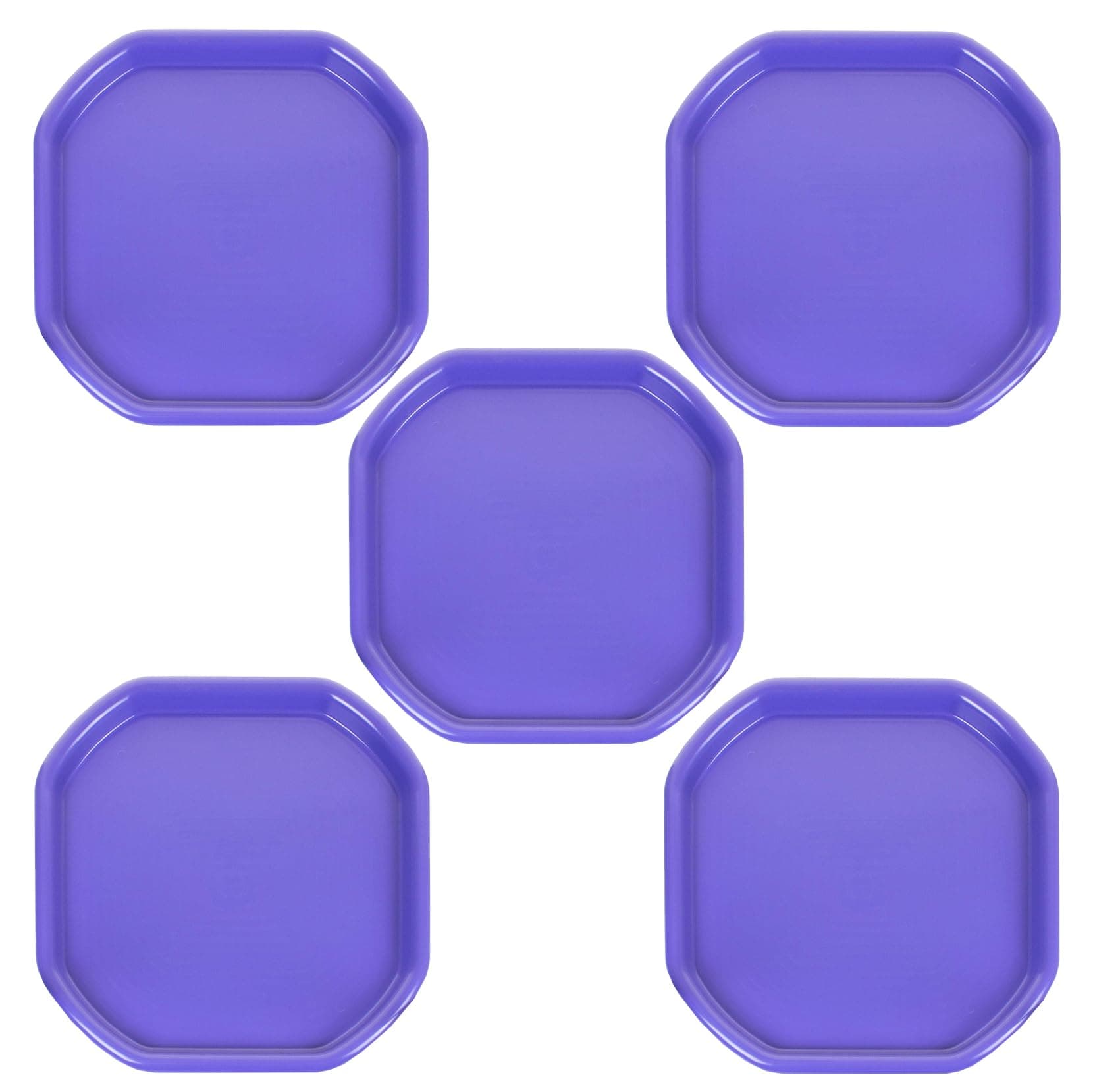 JMS we create smile Small Mixing Tray Colourful Tuff Trays Kids Sand Pit Play 70 cm Messy Play Tray Concrete and Mortar Mixing Tray (Qty - 5, Purple)