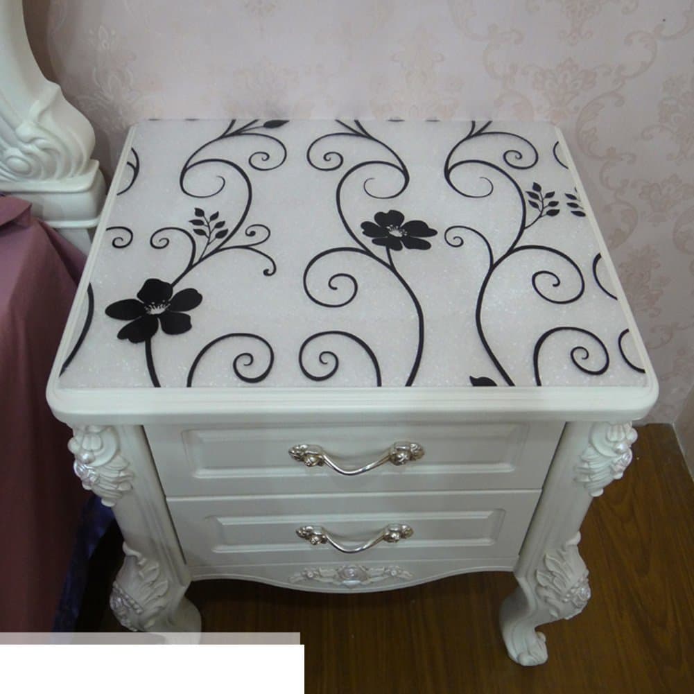 Tablecloth/[waterproof],disposable,bedside table,pvc tv cabinet,tablecloth/transparent,plastic,tea table mats/soft,glass,table cloth-G 40x60cm(16x24inch)