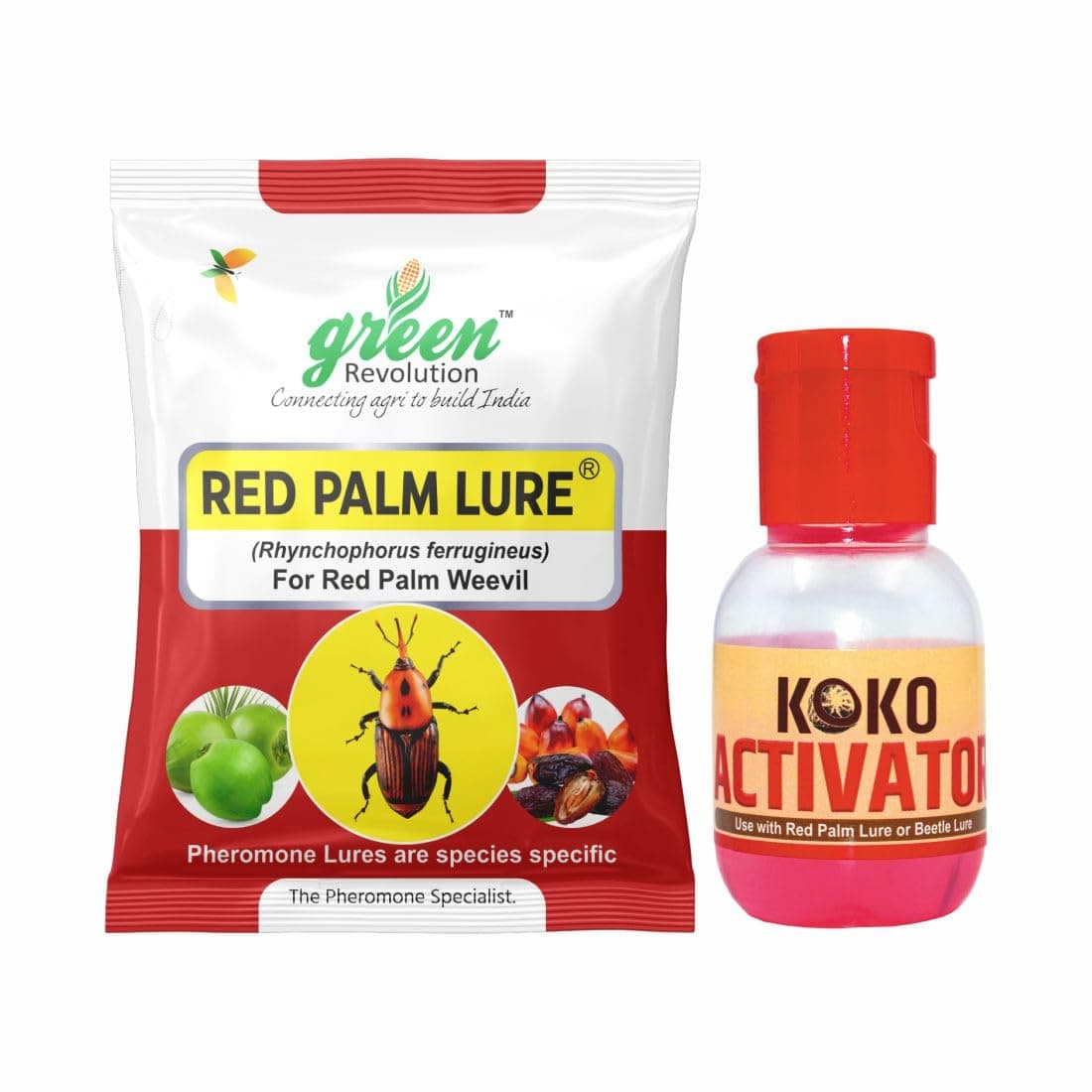 Pheromone Lure for Red Palm Weevil (Rhynchophorus ferrugineus) Pack of 5