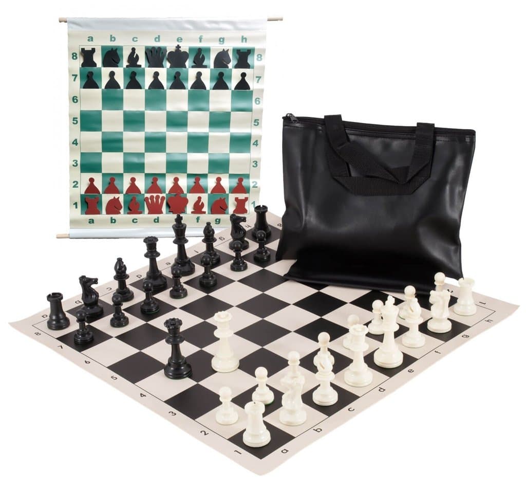 Basic Scholastic Chess Club Starter Kit - for 20 Members (Black) by US Chess Federation