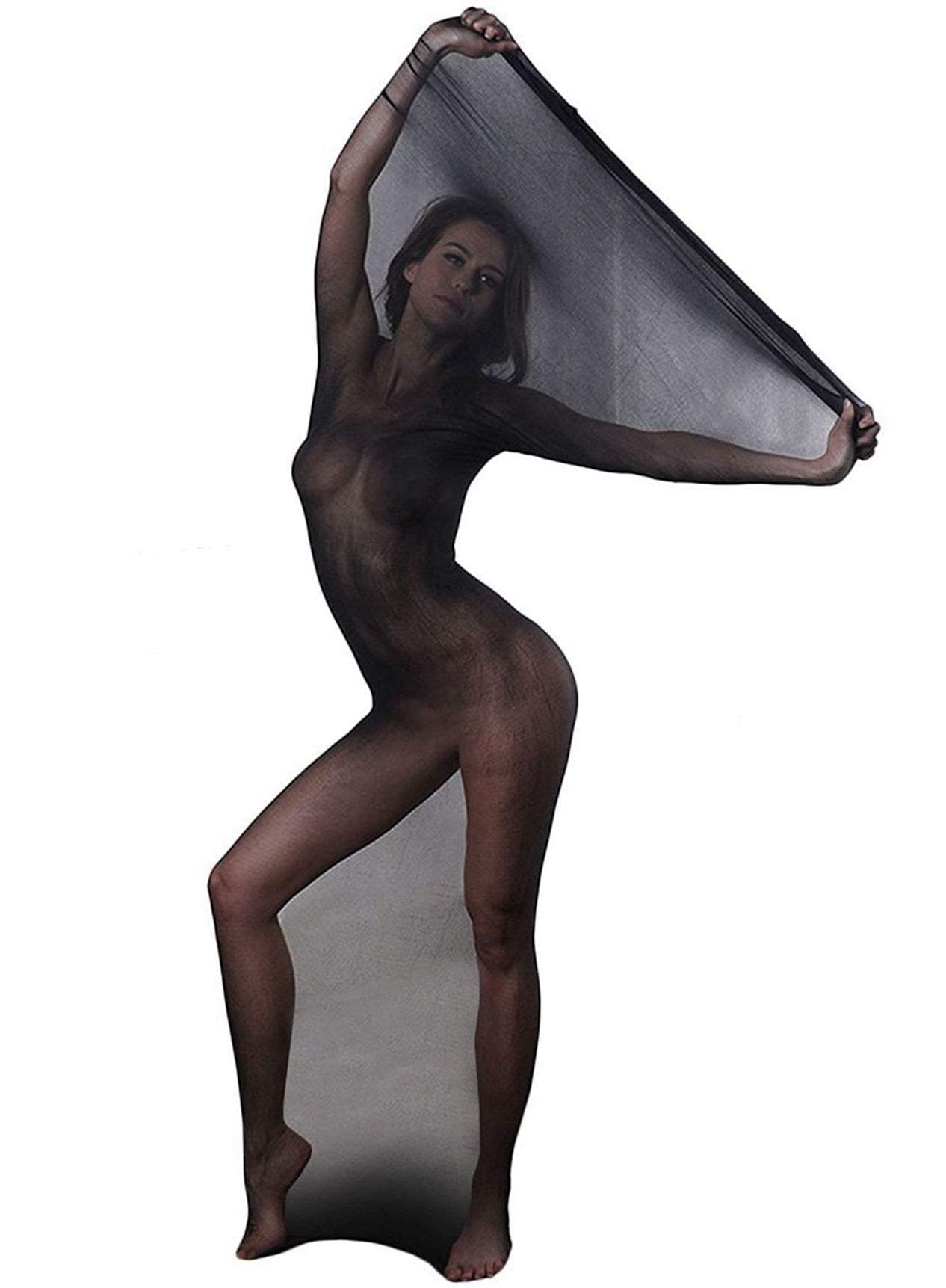 Creamlin Bodystocking Whole Body Stockings Body Encasement Double Lengthened Seamless Ultra-Thin Stockings Sleeping Bags