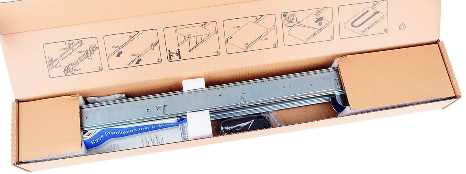 Dell PowerEdge R530, R730, R730, R540, R740, R740XD, R820, R830, R7415, R7425 2U Ready Rail Kit - H4X6X