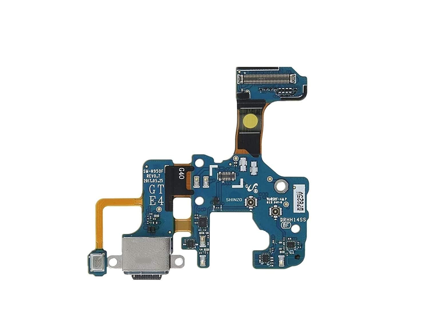ROBO USB Dock Board Charging Connector Port with Microphone Compatible for Samsung Note 8 (N950F)