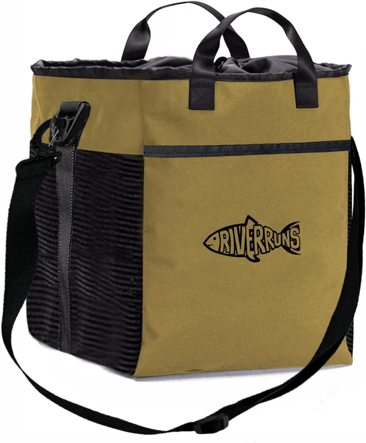 Rivruns Fishing Hunting Wader Bag with Vented Mesh, Waders Boots Storage Bag for Hiking, Camping