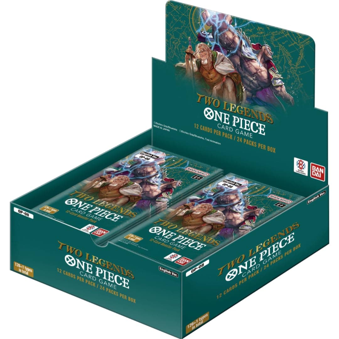 One Piece Booster Display - Two Legends (OP-08) | Trading Card Game Display | Ages 6+ | 2 Players | 20-30 Minutes Playing Time