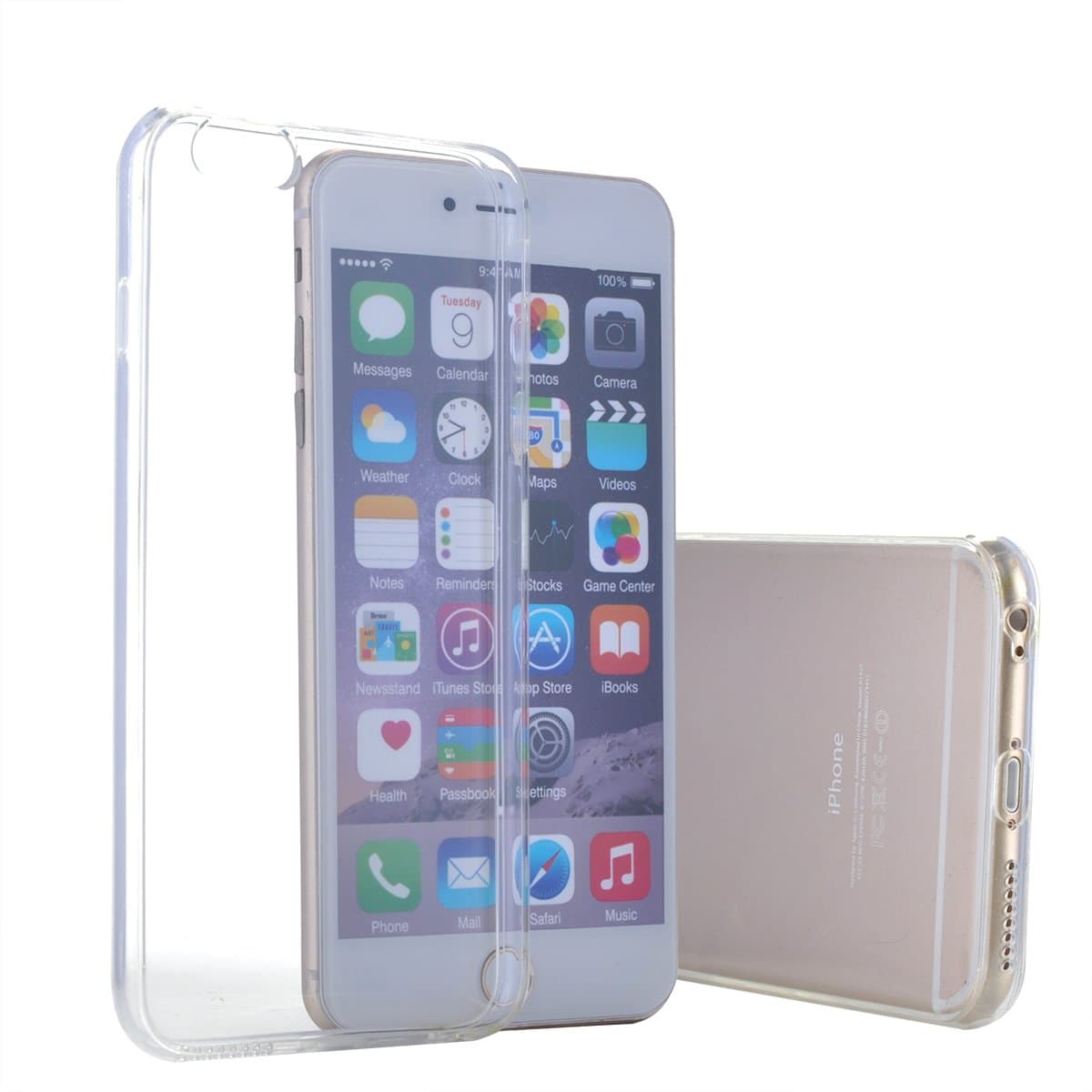 iPhone 6/6S Case,MONIGE[TPU] Soft Clear Cover Case for Apple iPhone 6/6S 4.7 Inch Screen Protector (2015)(Transparent Thickness 1.0mm)(Package of 1)