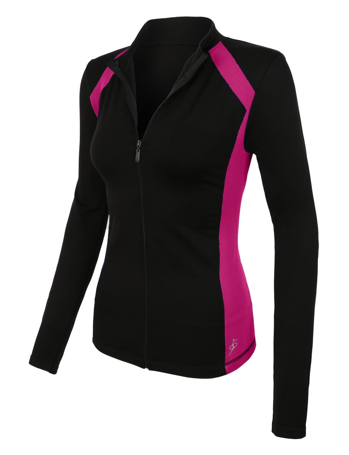 LE3NO Womens Active Zip Up Long Sleeve Mock Neck Workout Sports Running Jacket