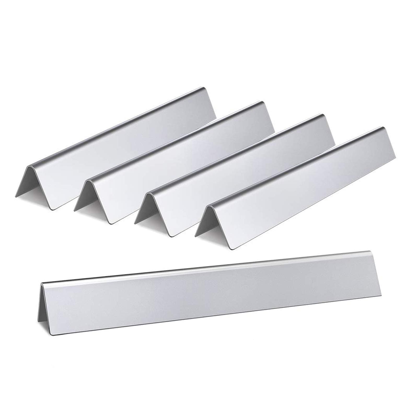 SHINESTAR 17.5-Inch 7620 Thicker Flavorizer Bars Replacement for Weber Genesis 300 Series(Front Control), Including Genesis E/S EP-310, 320, 330, Stainless Steel, 5-Pack