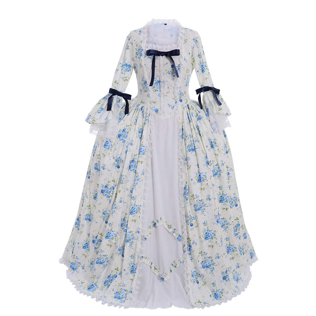 1791's lady Women's Victorian Rococo Dress Inspirational Maiden Costume