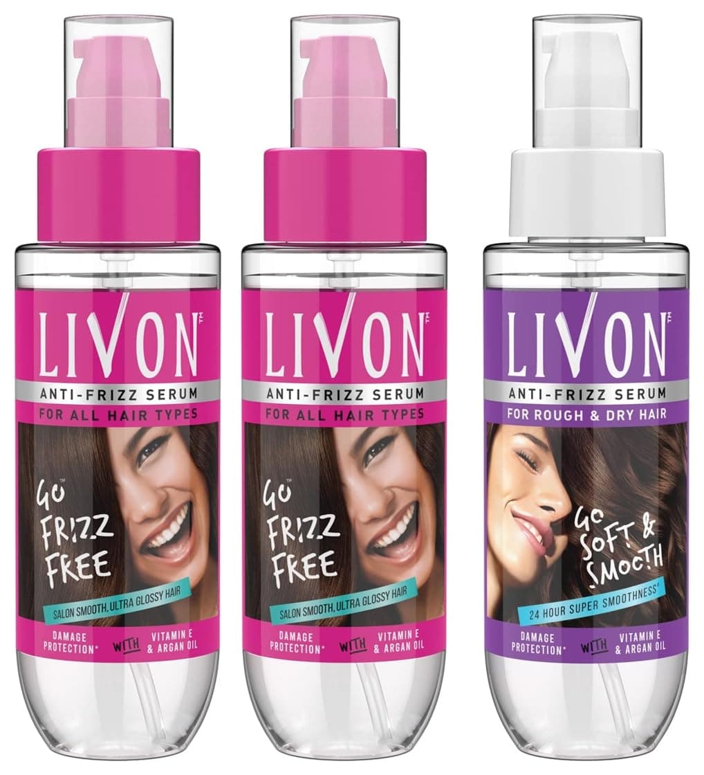 Livon Serum, 100Ml (Pack Of 2) And Serum For Rough & Dry Hair, 100 Ml