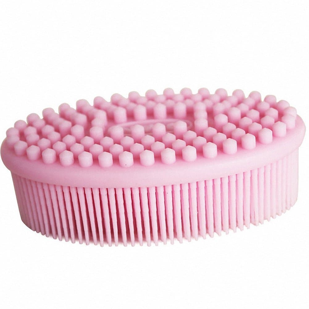 Fairy Baby Bath & Shower Silicone Loofah Brush for Face and Body Gentle Scrub-Massage Brush