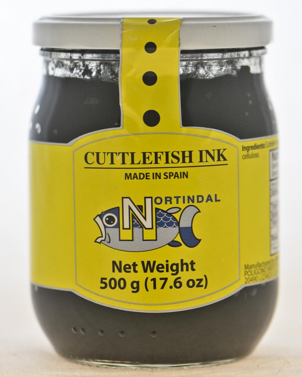 Nortindal Spanish Cuttlefish Squid Ink - 17.6 oz - Gourmet Ingredient for Pasta, Risotto, and More