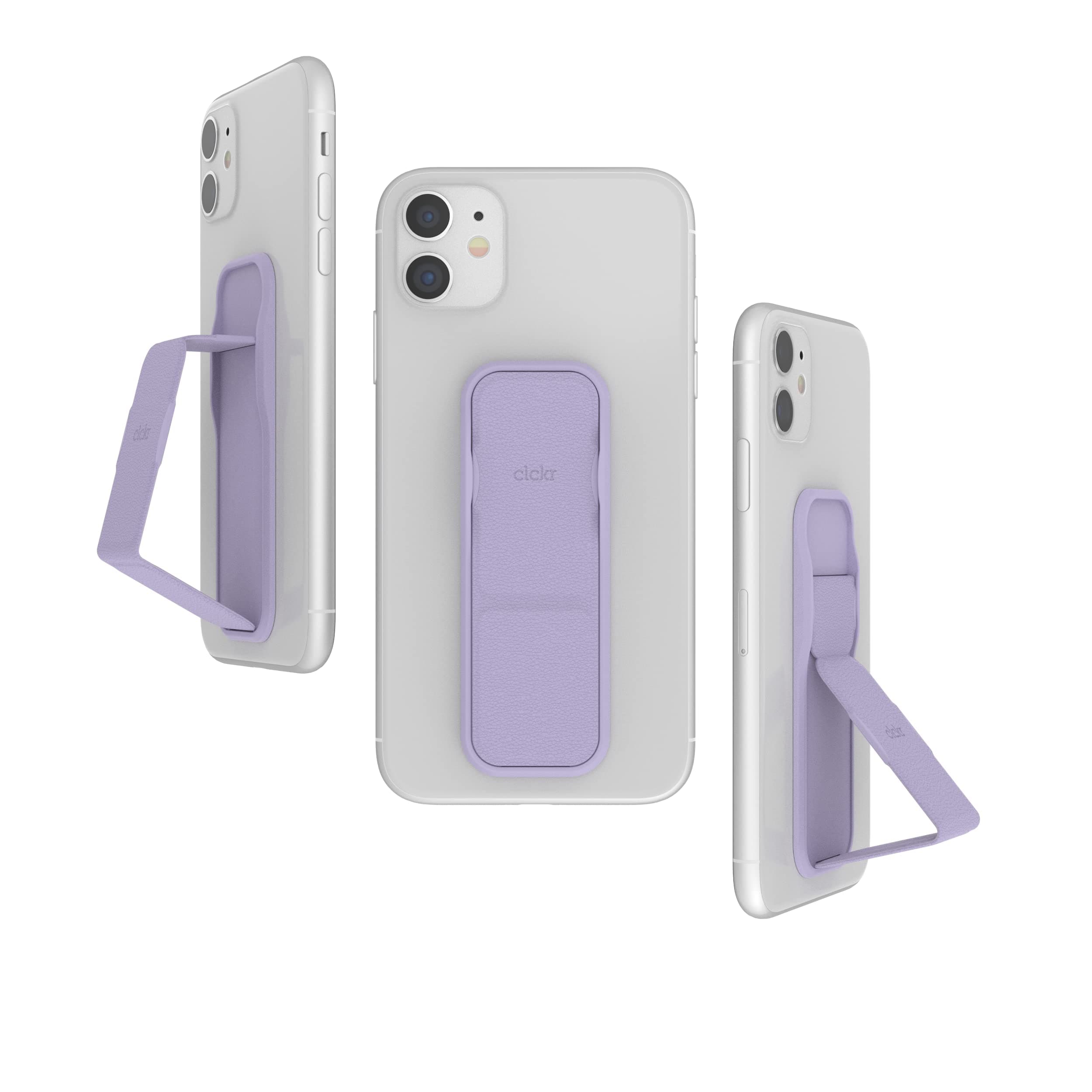 Cell Phone Grip and Expanding Stand, Universal Phone Grip Holder for iPhone 15 Pro, Pro Max, Plus, 14 & 13 Models, Samsung Phones, Tablets and More, Lilac