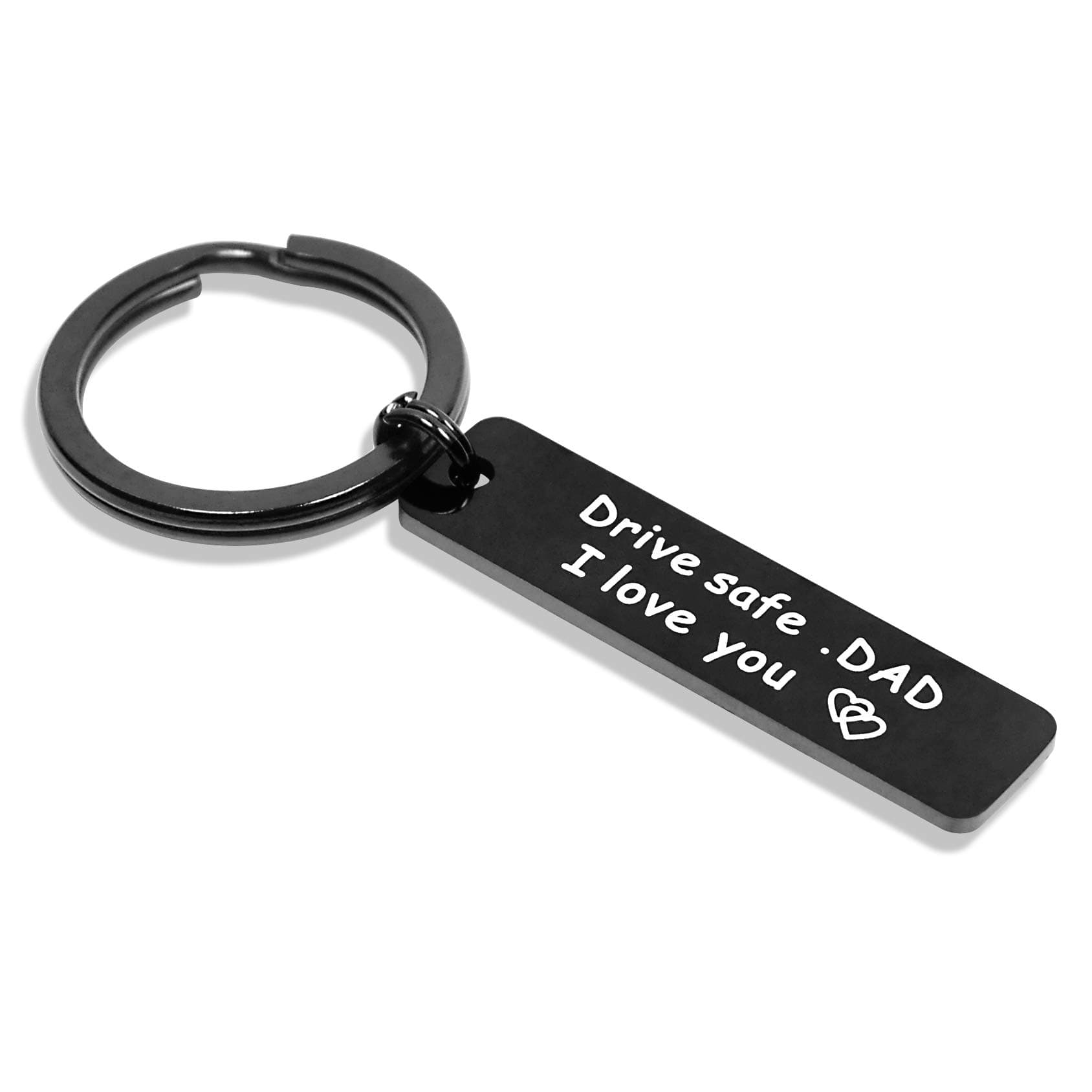 ElechobbyDrive Safe Keychain for Brother Be Safe Dad I Love You keychains for Uncle Gifts for Grandpa