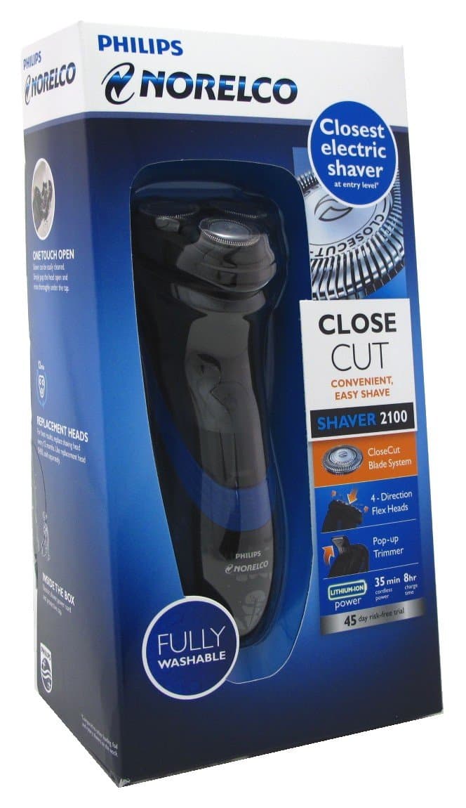 Philips Norelco 6945XL Cordless Razor, Black/Grey