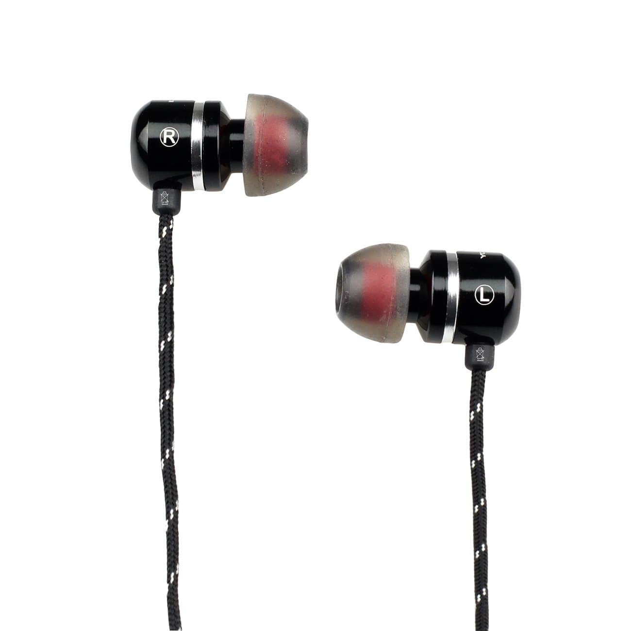 T9 Studio Monitor Earbuds Ear-Monitor In-Ear Headphone Universal-Fit Noise-Isolating with 8.2ft Cable for Singer Musician Drummer