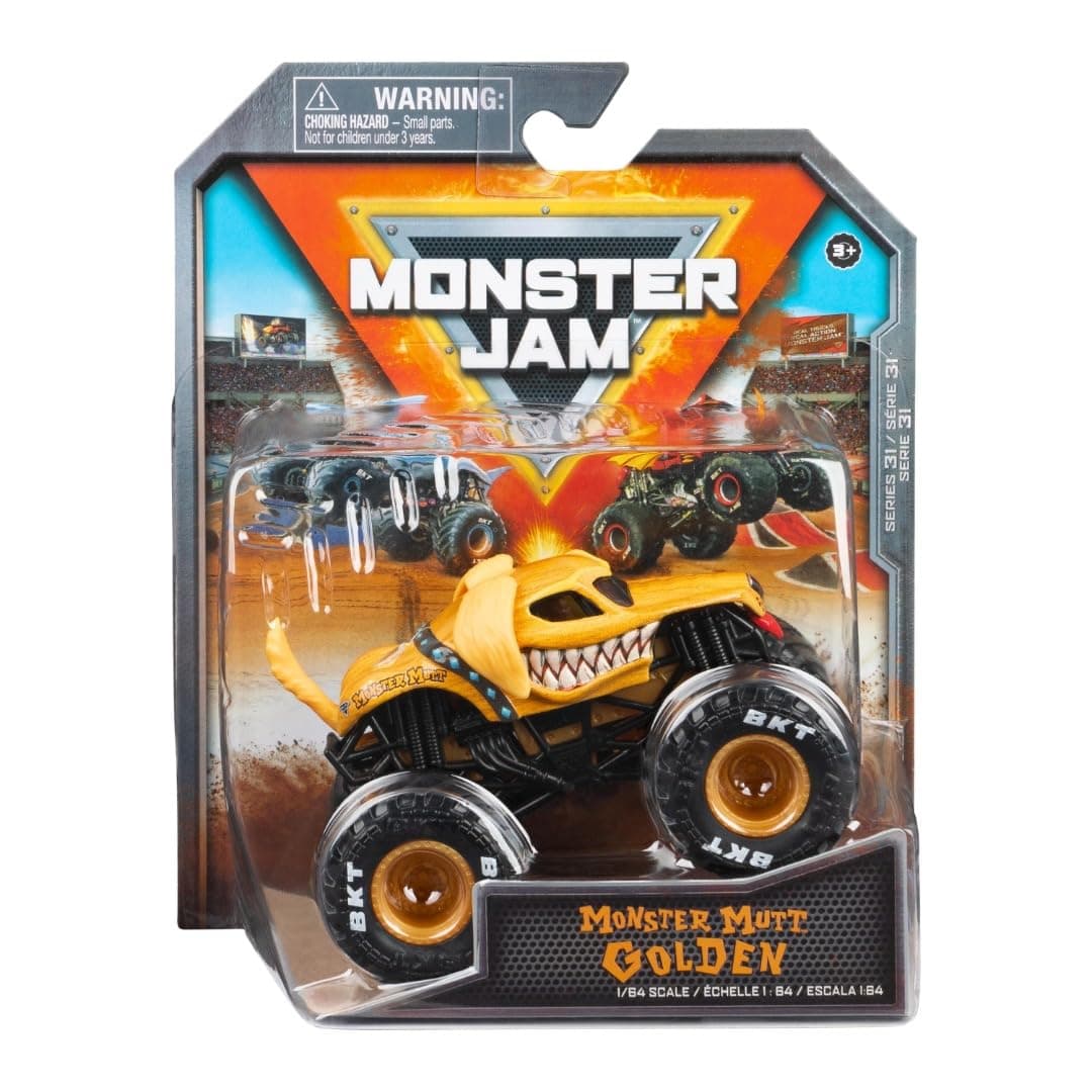 Monster Jam 1:64 Series 31 Monster Mutt Golden