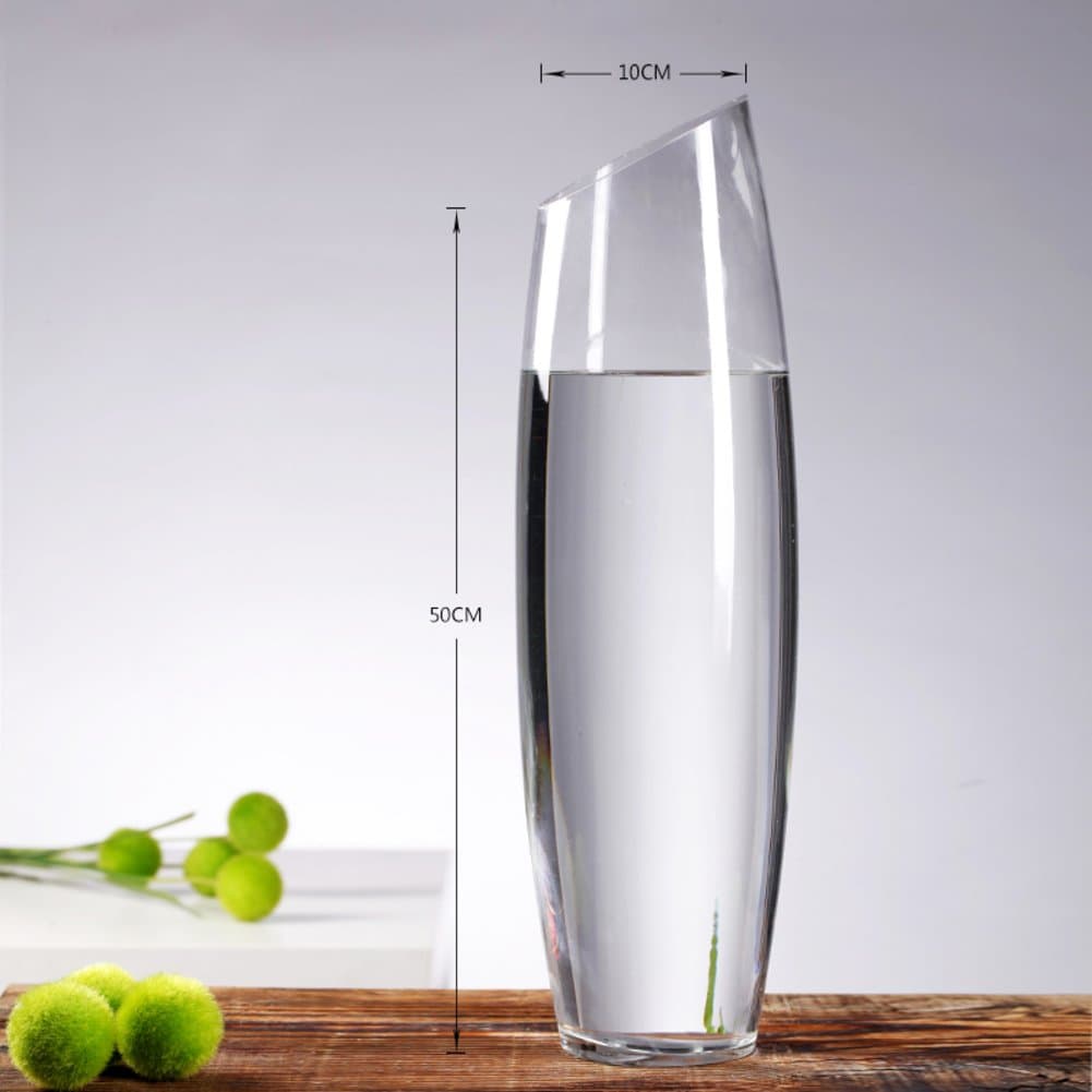 XINYOUER Extra large glass cylinder vases Decorative centerpieces for home or wedding by-A
