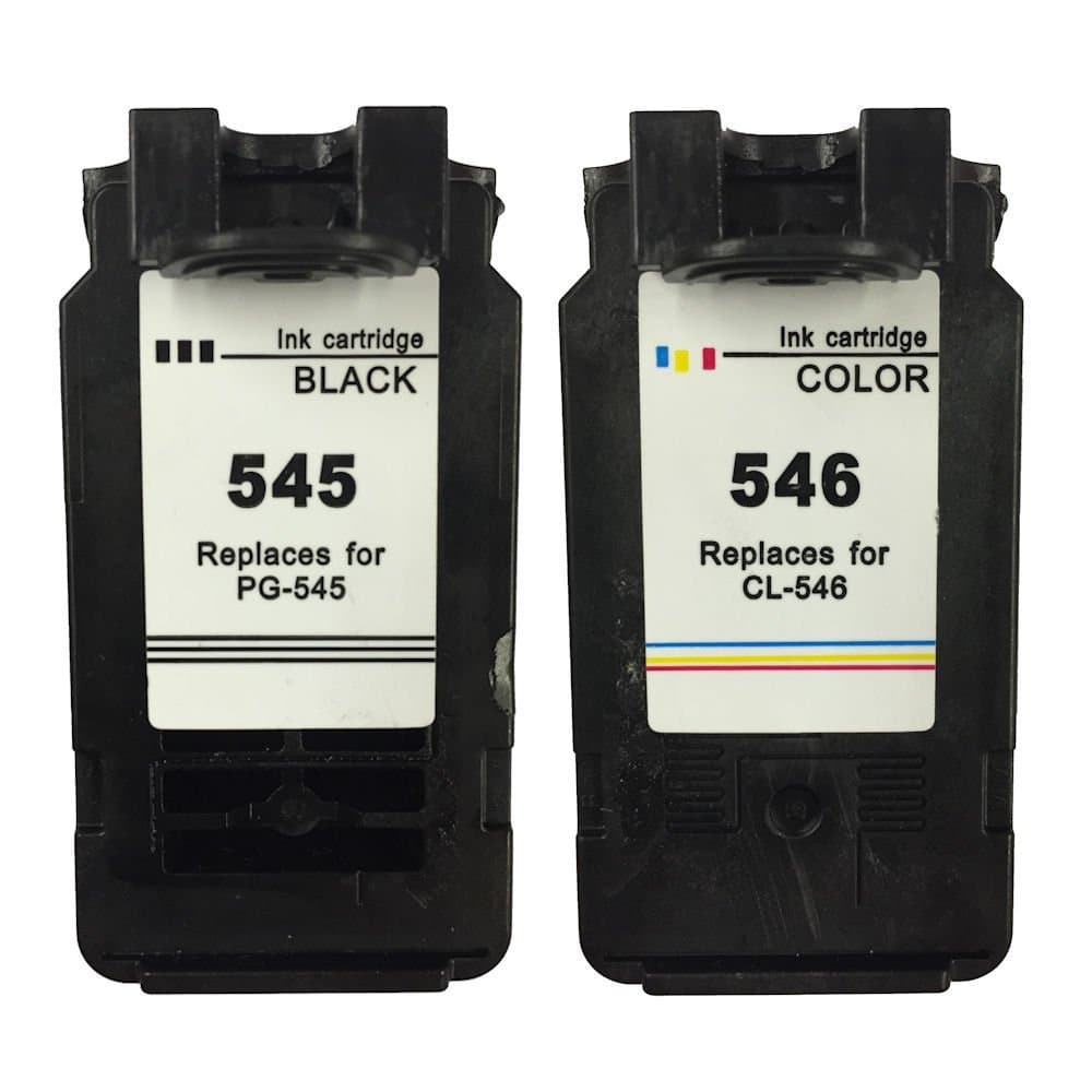 Ink Jungle PG-545 Black & CL-546 Colour Remanufactured Ink Cartridge For Canon PIXMA MG2450 Inkjet Printers
