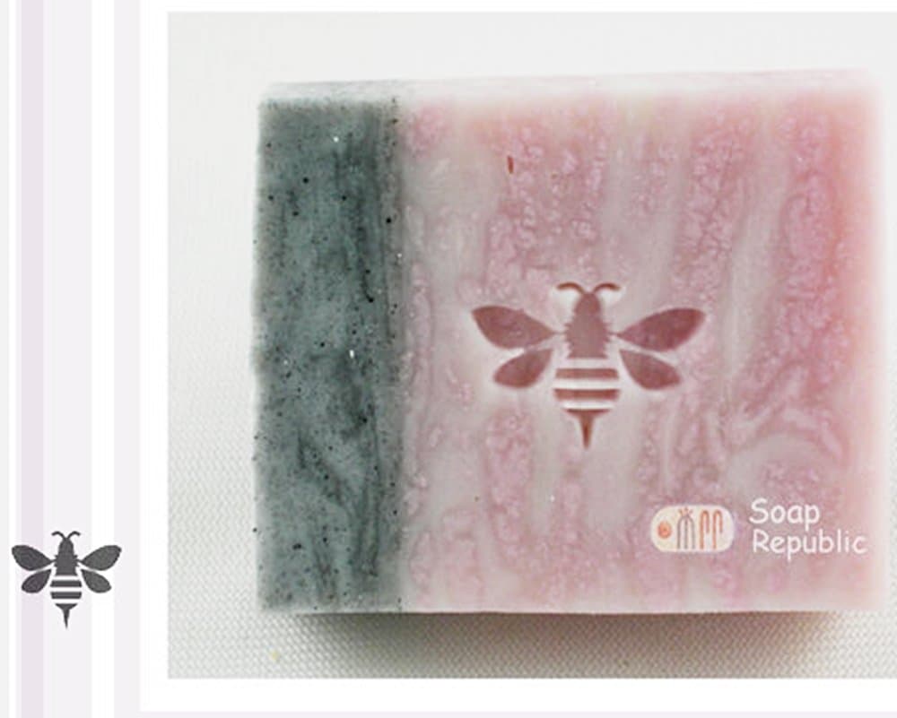 Small Honey bee Acrylic Soap Stamp/Cookie Stamp/Clay Ceramic Pottery Stamp/Paper Stamp