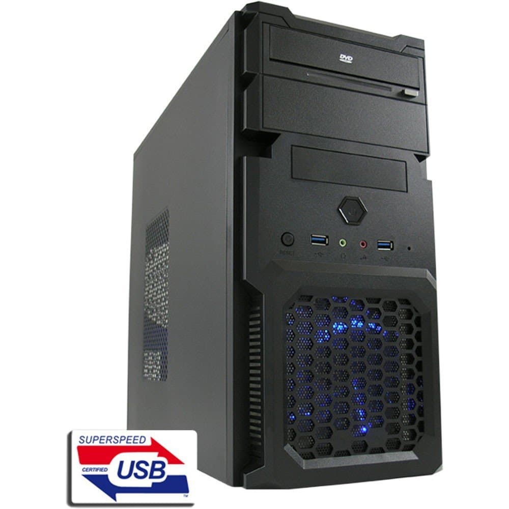 LC-Power 2001MB Micro-ATX-Tower PC Case (micro-ATX, mini-ITX, 2x USB 3.0) Black