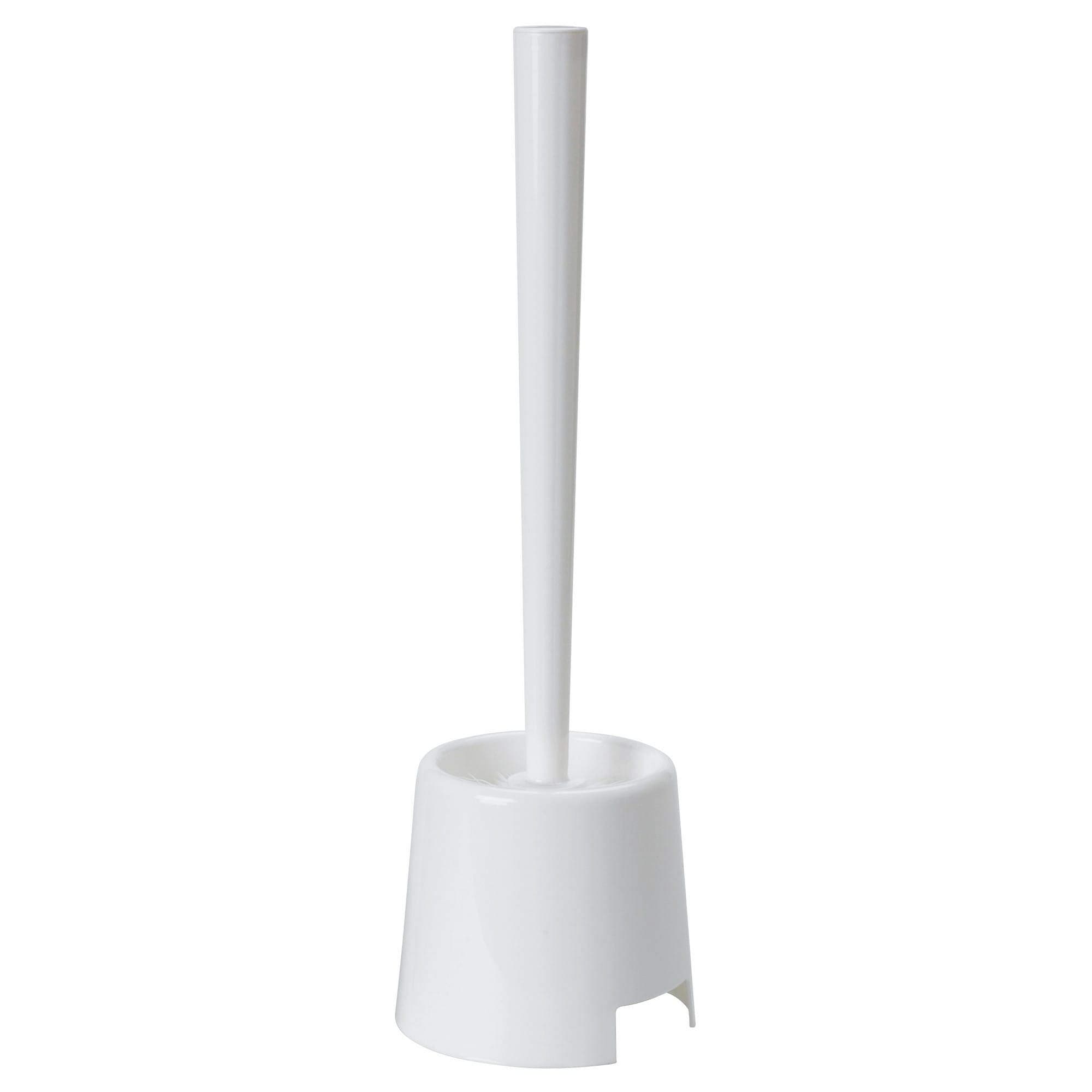 toilet brush/holder, white, 13.7x4x2.5 inch, 201.595.22, 13.70x4.00x2.50 inch