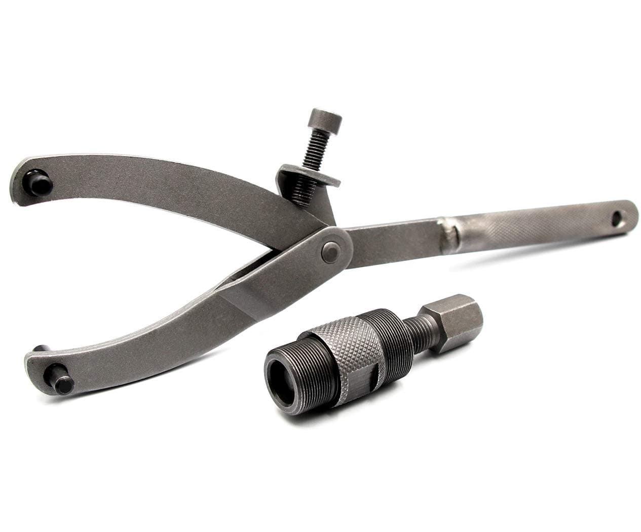 Spanner Wrench Fly Wheel Clutch Hub Adjustable Tool And 24mm&27mm Flywheel Stator Magneto Puller Repair Tool for Motorcycle ATV Scooter Dirt Bike Go Kart