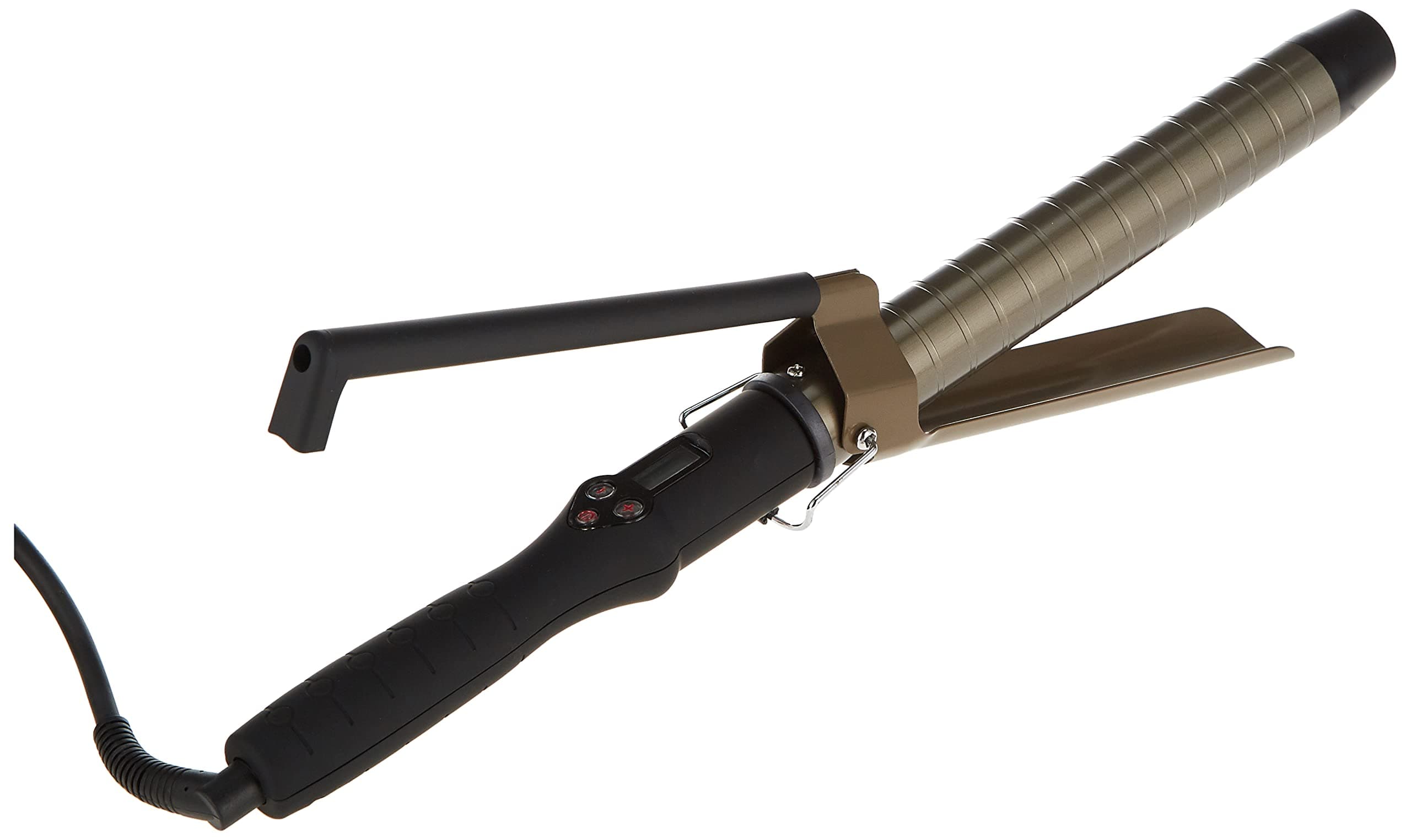 Curling Iron, Ceramic Baba Liss, Speed Heat, Ceramic, Digital, Ceramic Barrel, Ergonomic Grip, Black