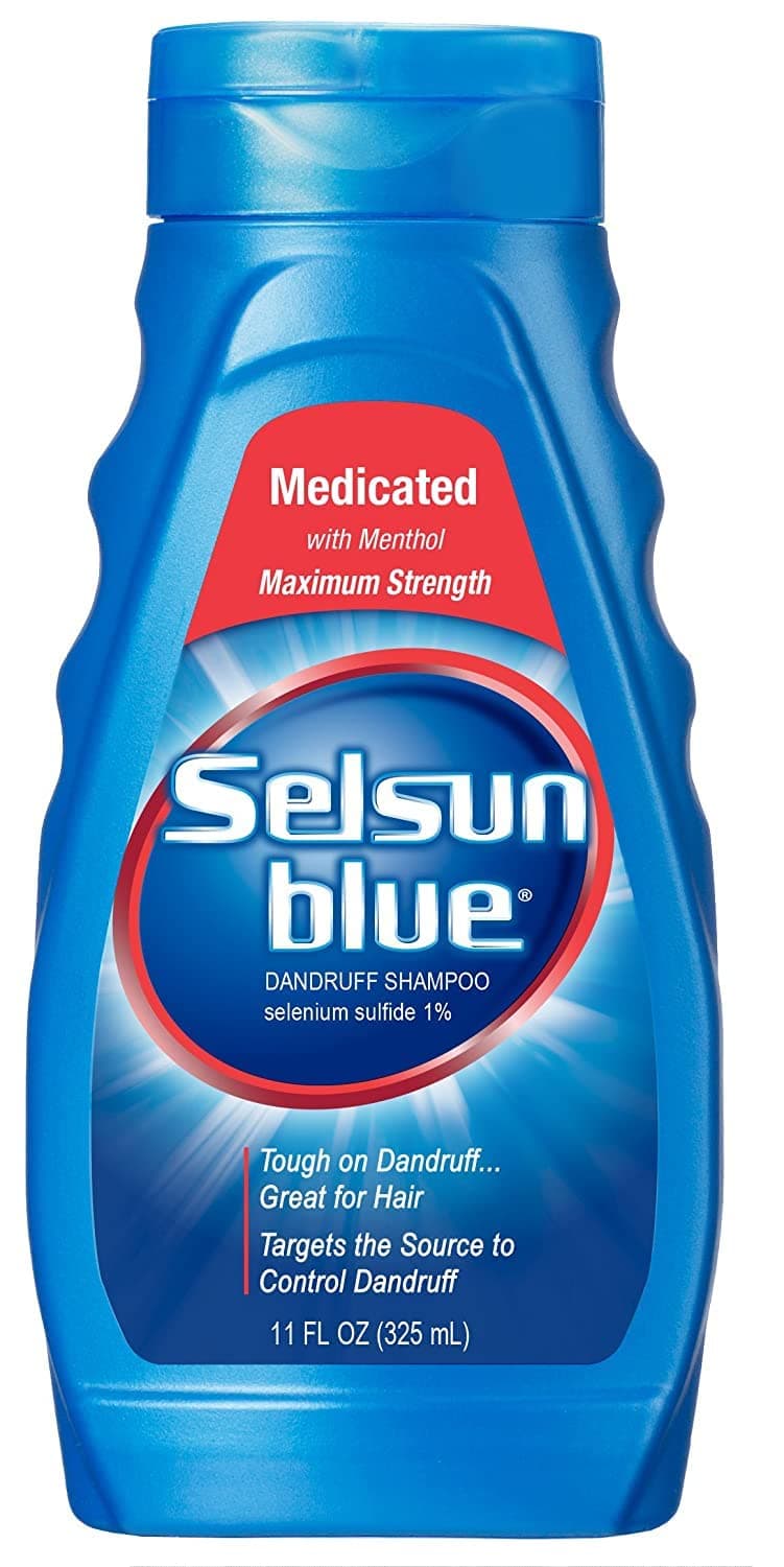 Selsun Blue Medicated Dandruff Shampoo 11 Fl Oz Bottles (Pack of 3)