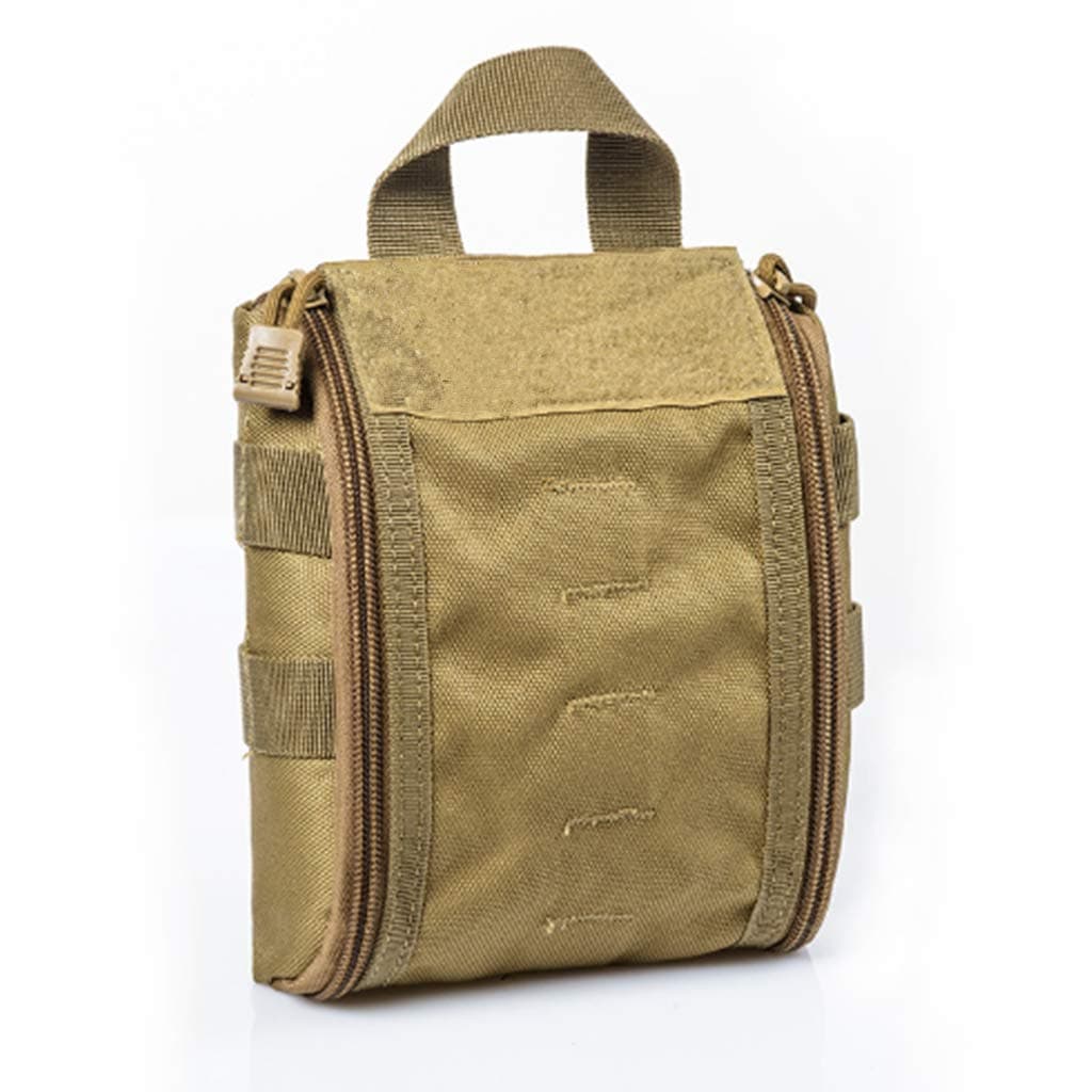 MOLLE EMT IFAK Pouch Tactical First Aid Bag Trauma First Aid Responder Medical Bag Utility Bag Tactical Emergency Compact Small Pouch for Outdoor Hiking Camping Trekking Hunting