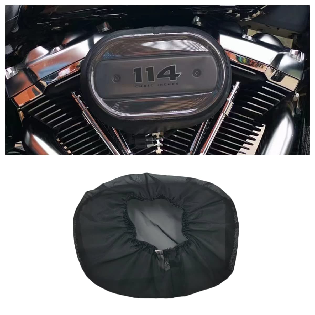 Air Cleaner Filter Waterproof Rain Socker Protective Cover Fit For Harley Touring Flhr Flhx Dyna Softail 114 Road King