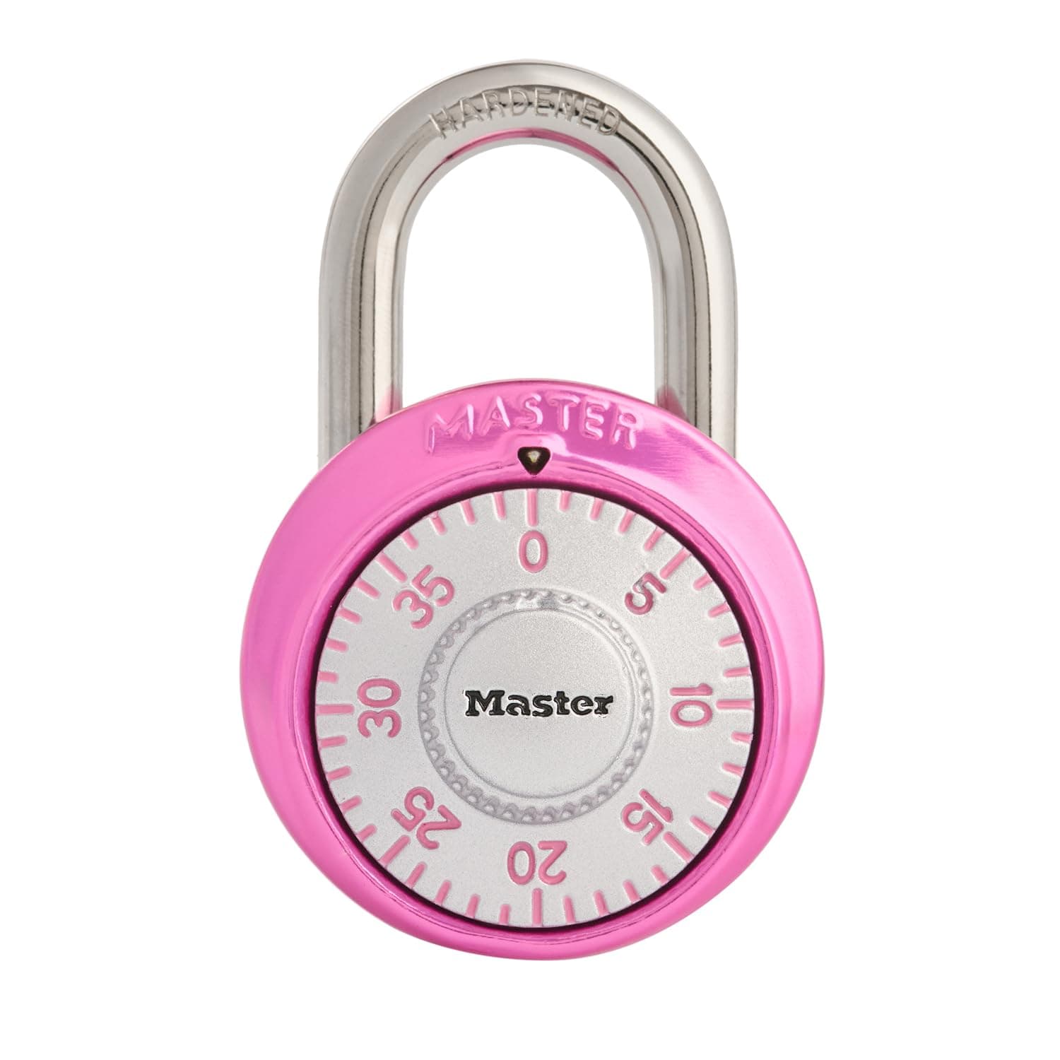 Master Lock 1530DPNK Locker Lock Combination Padlock, Pink, 1 Pack